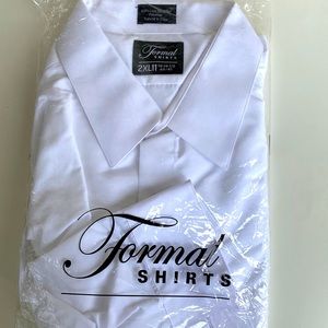 Brand new 2XL-11 Formal shirts white tuxedo shirt